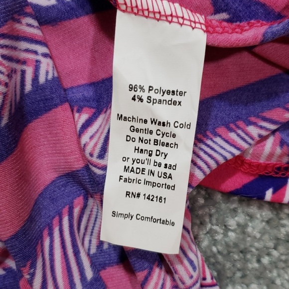 Lularoe Girls Azure Skirt Size 14 - Picture 2 of 2